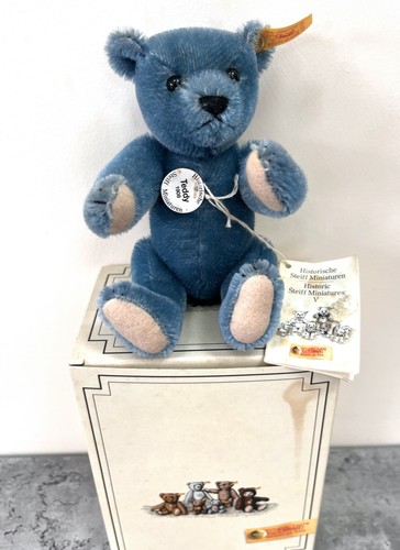 Steiff teddy 1908 blue - steiff,