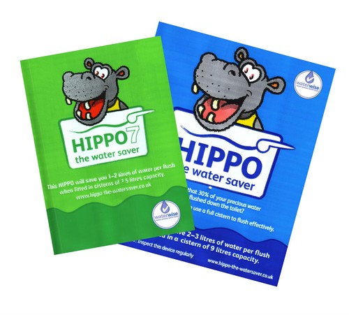 Hippo toilet water saver - water, 7