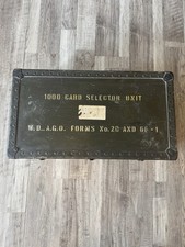 Vintage Military LOCKER Wood