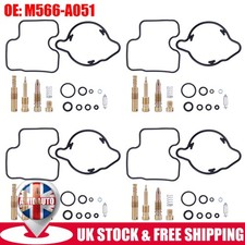 4 PACK Carburetor Carb Rebuild