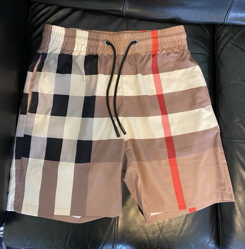 Burberry men check swim - men’s,
