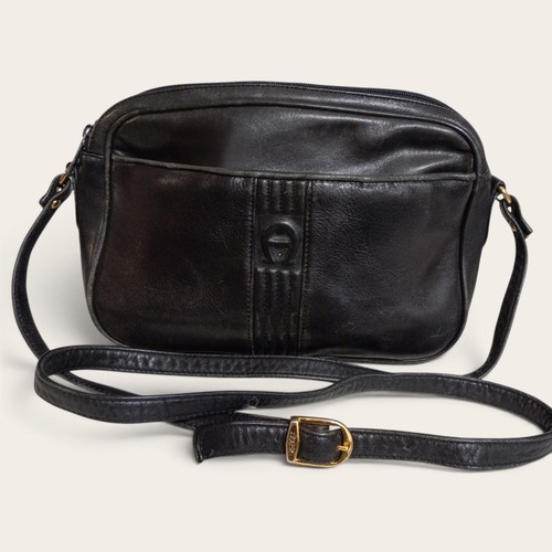Etienne aigner black leather - etienne,