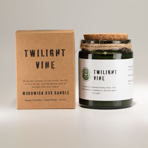 Greenman woodwick soy candle - greenman,