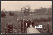 Postcard Plympton nr Plymouth Devon the Parkfields posted 1904 RP by W R Gay