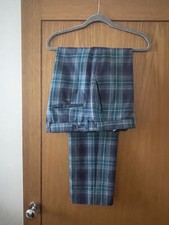 MENS TARTAN DESIGNER TROUSERS  NEW 36 WAIST COST £188 BUYERS ONLY A GOOD DEAL 