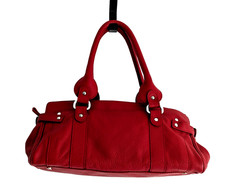 Hobbs Shoulder Red Bag Leather