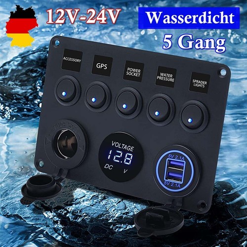 Waterproof led gang rocker - waterproof, 5