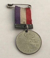 MEDAL 1937 GEORGE VI QUEEN