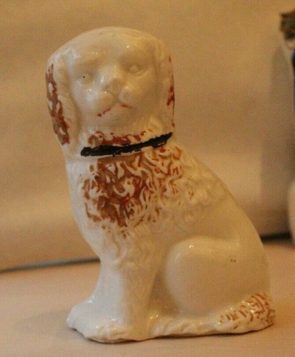 Old poodle dog figure - dog,