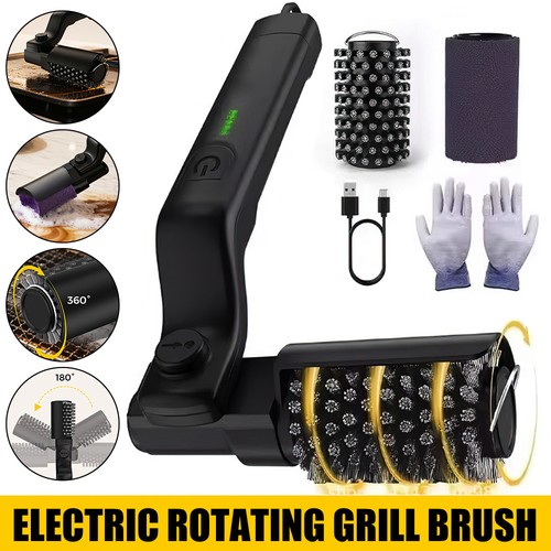 Electric grill brush - electric, 3-speed