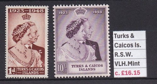 Turks caicos gv1 1948 royal - &,