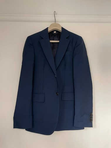 Burberry wool mohair navy suit - burberry, wool/mohair