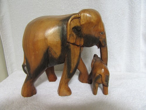 Large hand carved wooden - large,