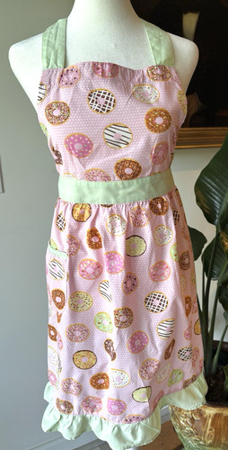 Three 1940 50s aprons one - three!!,