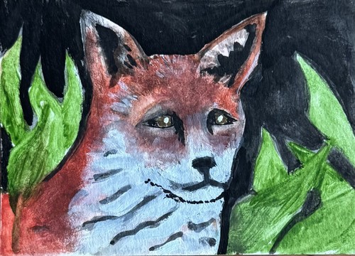 Aceo original watercolour - original,