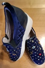 Women's platform trainers by Essentiel Antwerp - Size 40 Navy Blue & multicolour