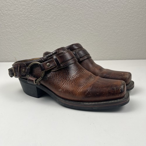 Frye brown leather - brown, harness