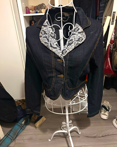 Jantese denim jacket white - jantese,