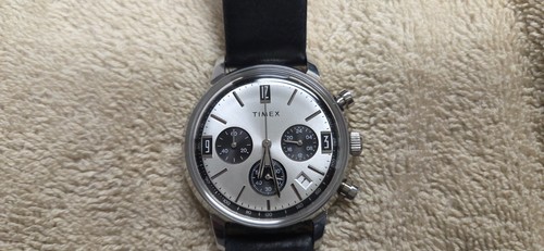 Timex marlin chronograph panda - timex,