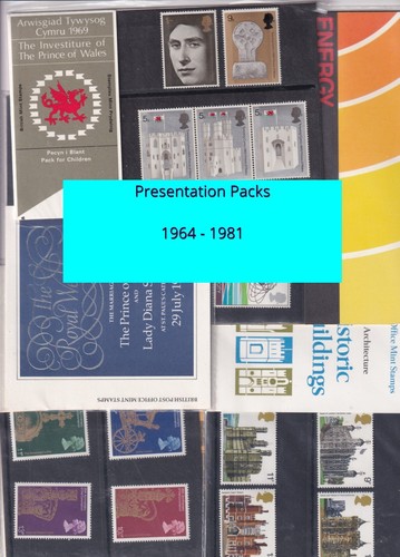 Presentation packs 1964 - gb,