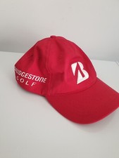 Bridgestone B330 Red Adjustable Golf Cap, very good condition! 