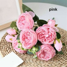 9 Heads Artificial Flower Silk