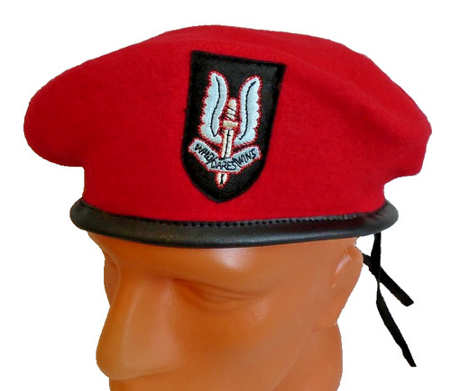 Military style beret cap wool - cap,