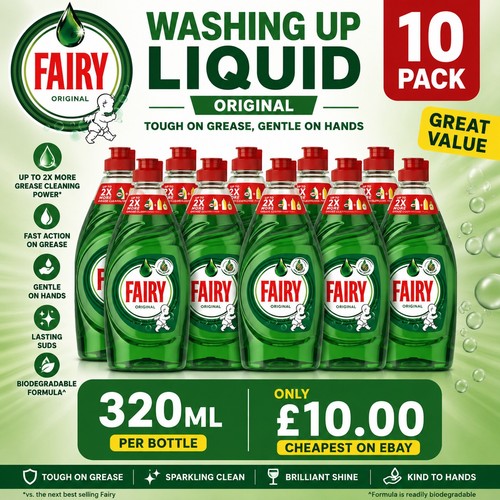 10x fairy liquid original - 10x,