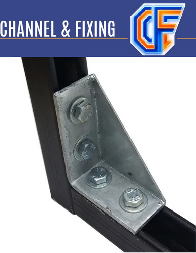 2x2 hole gusset plate - plate, bracket