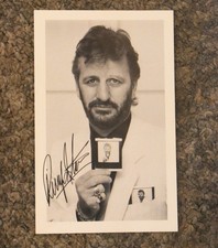Ringo Starr Hand Signed Photo