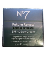 No7 Future Renew Damage Reversal SPF40 Day Cream. Suitable For Sensitive. 50ml