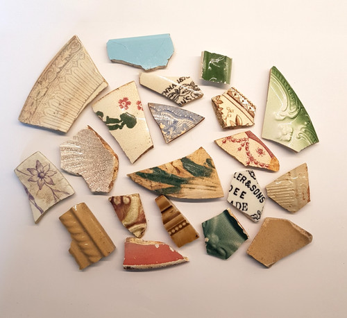 Pieces sea worn beach - 20,