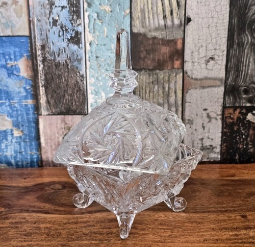 Vintage cut glass - cut,