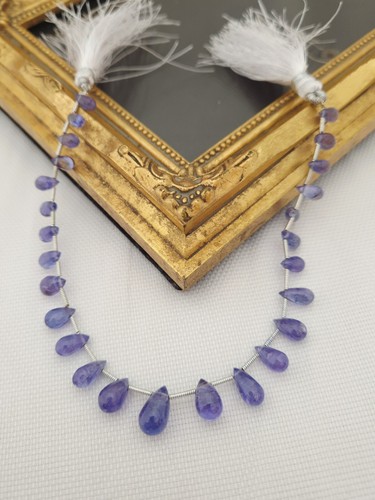 Aaa tanzanite graduated drop - tanzanite,