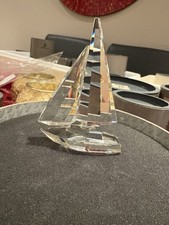 RETIRED SWAROVSKI CRYSTAL MEMORIES SAILBOAT YACHT