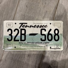 American Licence plate Tennessee the volunteer state 32B-S68 FREE POSTAGE 