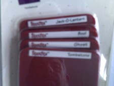 Sizzix Sizzlits Die Set - Halloween - Jack=o=lantern , Boo ! , Ghost, Tombstone