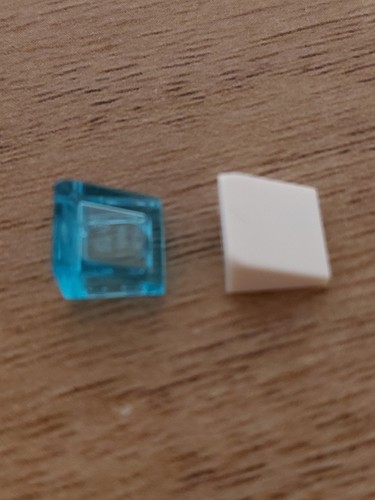 Lego roof tile - 1x1x2/3, various