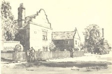 PETERSHAM. Farm Lodges. London. By W Fairclough 1946 old vintage print picture