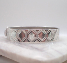Vintage Sterling Silver Hinged