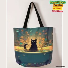 Cat Themed Reusable Tote