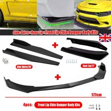For Ford Mondeo 13-16 MK5 Glossy Front Bumper Lip Spoiler / Side Skirts/Rear Lip