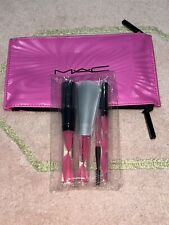 Mac pink theme make up brush set “essential brush kit”
