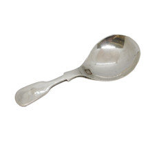 Sterling Silver Fiddle Pattern Tea Caddy Spoon Vintage 1983 Sheffield