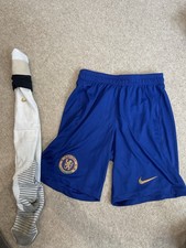 Original Nike Chelsea FC Dri-Fit Home Shorts& Socks 23/24. Size Small Slim Fit