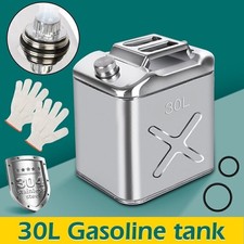 30L 304 Stainless Steel Jerry Can Fuel /Gas Storage for Boat/4WD/Car/RV/Motor