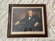 Winston Churchill Painting By