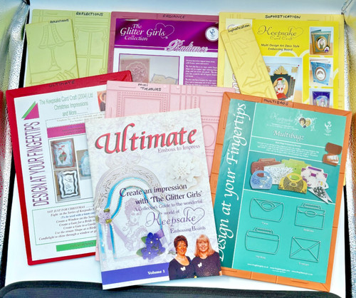 Glitter girls embossing - girls,