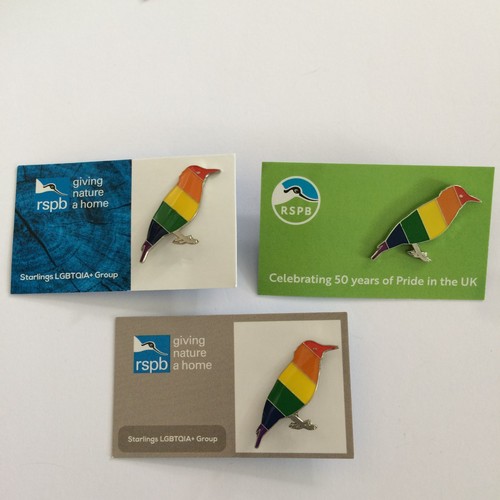 Rspb pin badges three - pin,