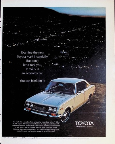 Original 1971 toyota mark - 1971,